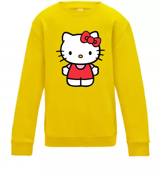 Детский Свитшот Hello kitty в повний зріст Солнечно желтый фото