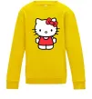 Детский Свитшот Hello kitty в повний зріст Солнечно желтый фото