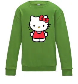 Детский Свитшот Hello Fitty Черный фото