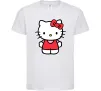 Детская футболка Hello kitty в повний зріст Белый фото