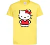 Детская футболка Hello kitty в повний зріст Лимонный фото