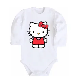 Детский боди Hello kitty в повний зріст Белый фото