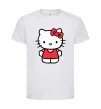 Дитяча футболка Hello kitty в повний зріст Білий фото
