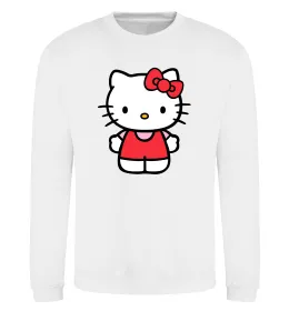 Свитшот Hello kitty в повний зріст Белый фото