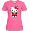 Женская футболка Hello kitty в повний зріст Ярко-розовый фото
