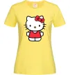 Женская футболка Hello kitty в повний зріст Лимонный фото