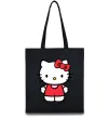 Эко-сумка Hello kitty в повний зріст Черный фото