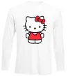 Лонгслів Hello kitty в повний зріст Білий Лонгслів Hello kitty в повний зріст Білий фото