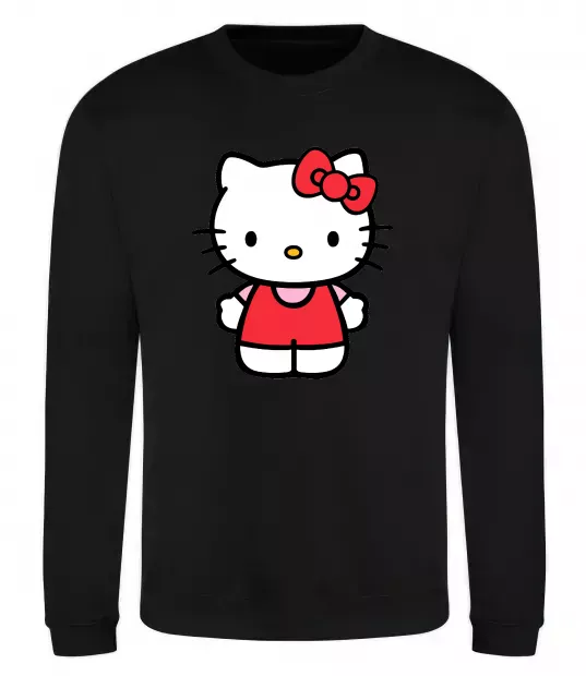 Свитшот Hello kitty в повний зріст Черный фото
