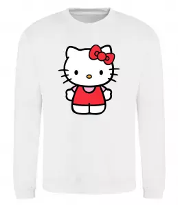 Свитшот Hello kitty в повний зріст Белый фото