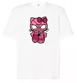 Футболка Оверсайз Hello kitty spider Белый фото