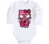 Детский боди Hello kitty spider Белый фото