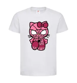 Дитяча футболка Hello kitty spider Білий фото