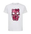 Детская футболка Hello kitty spider Белый фото