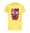Детская футболка Hello kitty spider Лимонный фото