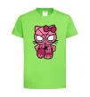 Детская футболка Hello kitty spider Лаймовый фото