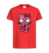 Детская футболка Hello kitty spider Красный фото