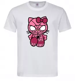 Чоловіча футболка Hello kitty spider Білий фото