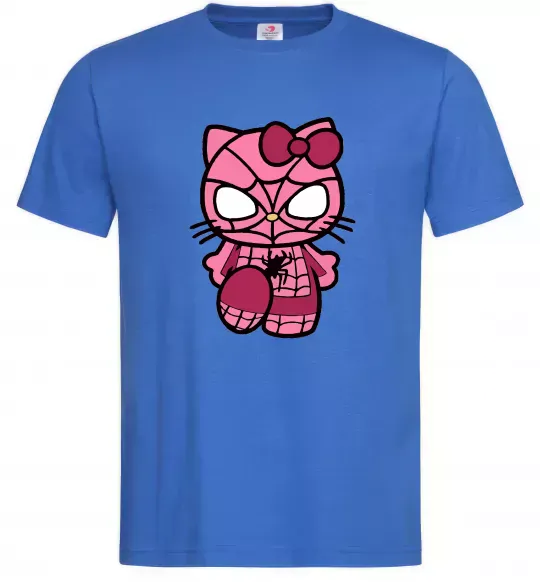 Чоловіча футболка Hello kitty spider Яскраво-синій фото