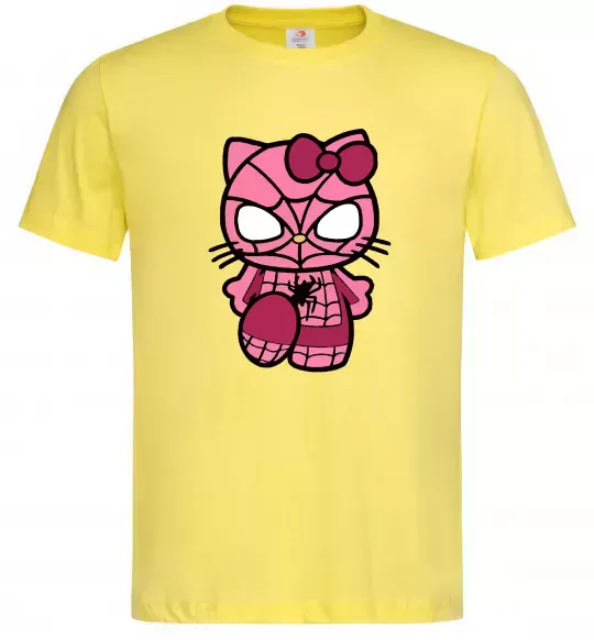 Чоловіча футболка Hello kitty spider Лимонний фото