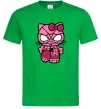 Чоловіча футболка Hello kitty spider Зелений фото