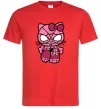 Чоловіча футболка Hello kitty spider Червоний фото
