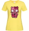 Женская футболка Hello kitty spider Лимонный фото