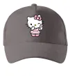 Кепка Hello kitty phone Серый фото
