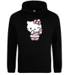 Женская толстовка (худи) Hello kitty phone Черный фото