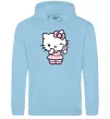 Жіноча толстовка (худі) Hello kitty phone Блакитний фото