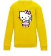 Дитячий світшот Hello kitty phone Сонячно жовтий фото