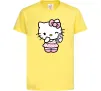 Дитяча футболка Hello kitty phone Лимонний фото