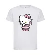 Дитяча футболка Hello kitty phone Білий фото