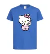 Дитяча футболка Hello kitty phone Яскраво-синій фото