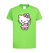 Дитяча футболка Hello kitty phone Лаймовий фото