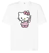 Футболка Оверсайз Hello kitty phone Білий фото
