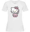 Женская футболка Hello kitty phone Белый фото