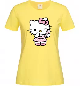 Жіноча футболка Hello Fitty Яскраво-синій фото