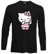 Лонгслив Hello kitty phone Черный фото