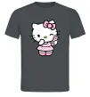 Мужская футболка Hello kitty phone Графит фото