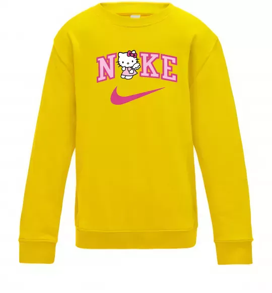 Детский Свитшот Hello Kitty n1ke Солнечно желтый фото