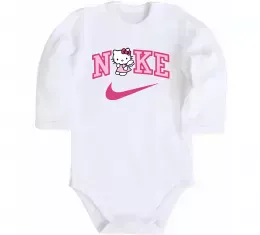 Детский боди Hello kitty в повний зріст Белый фото