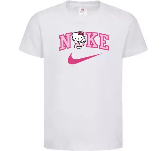 Дитяча футболка Hello Kitty n1ke Білий фото