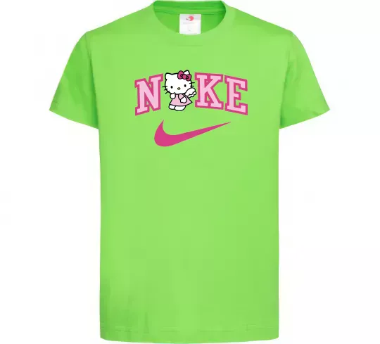 Дитяча футболка Hello Kitty n1ke Лаймовий фото