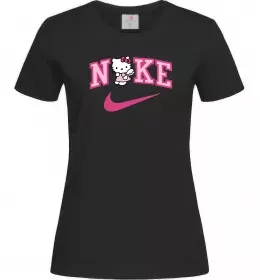 Жіноча футболка Hello Kitty n1ke Чорний фото