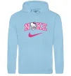 Мужская толстовка (худи) Hello Kitty n1ke Голубой фото