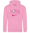 Женская толстовка (худи) Hello Kitty n1ke Розовый фото