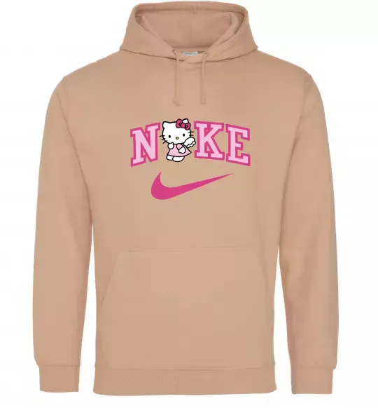 Женская толстовка (худи) Hello Kitty n1ke Песочный фото