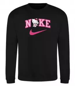 Свитшот Hello Kitty n1ke Черный фото