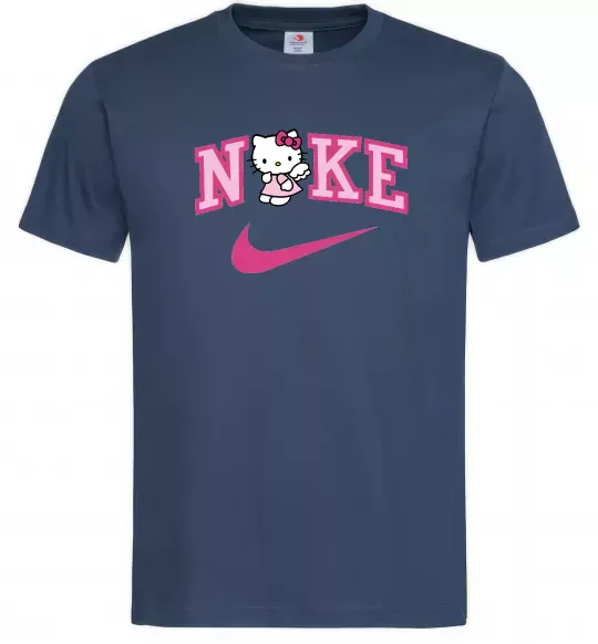 Мужская футболка Hello Kitty n1ke Темно-синий фото